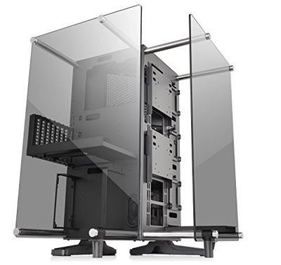 Thermaltake Core P90 Tempered Glass Black ATX Mid Tower Open Frame 2-Sided Glass Viewing, Tt LCS Certified Gaming Computer Case Chassis, CA-1J8-00M1WN-00 $151.99 (Reg $249.42)