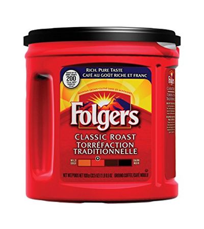Folgers Classic Roast Ground Coffee 920g $6.88 (Reg $10.99)
