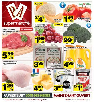Supermarche PA Flyer July 26 to August 1