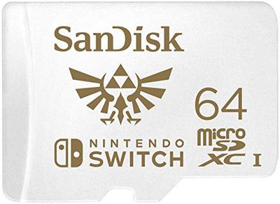 SanDisk 64GB microSDXC UHS-I Memory Card for Nintendo Switch - SDSQXAT-064G-GNCZN $16.79 (Reg $18.82)