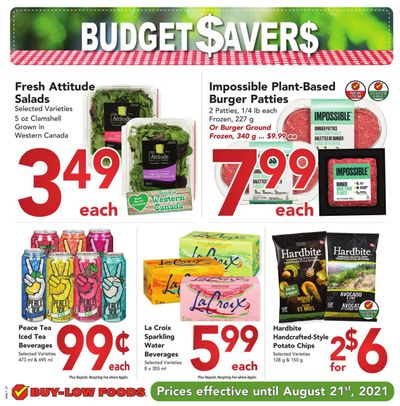 Buy-Low Foods Budget Savers Flyer July 25 to August 21