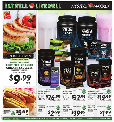 Nesters Market Eat Well Live Well Monthly Flyer July 25 to August 21