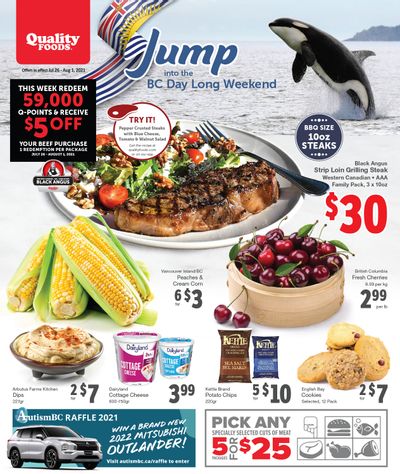 Quality Foods Flyer July 26 to August 1