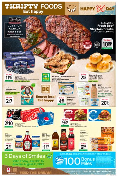 Thrifty Foods Flyer July 29 to August 4