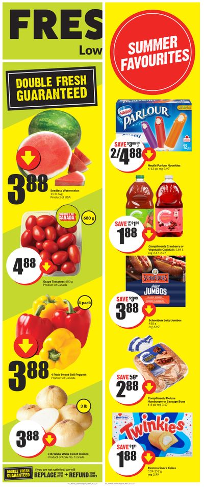FreshCo (West) Flyer July 29 to August 4