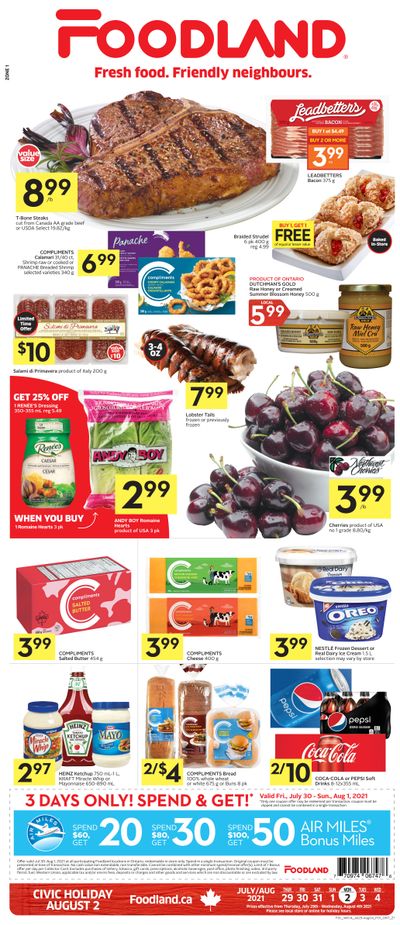 Foodland (ON) Flyer July 29 to August 4