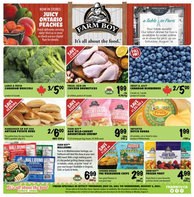 Farm Boy Flyer July 29 to August 4