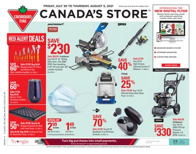 Canadian Tire (ON) Flyer July 30 to August 5
