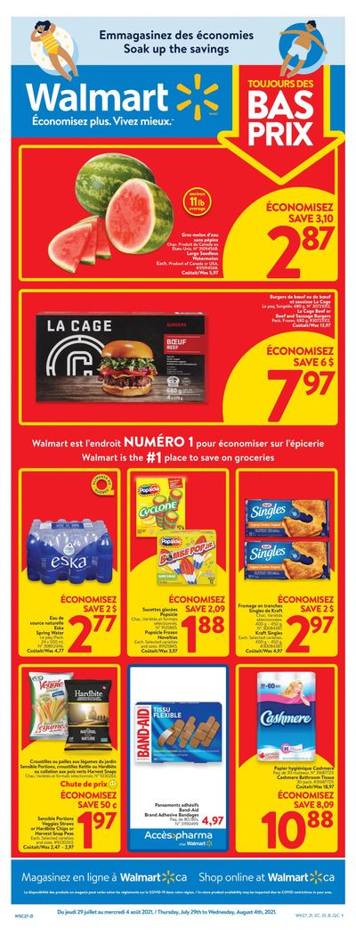 Walmart (QC) Flyer July 29 to August 4