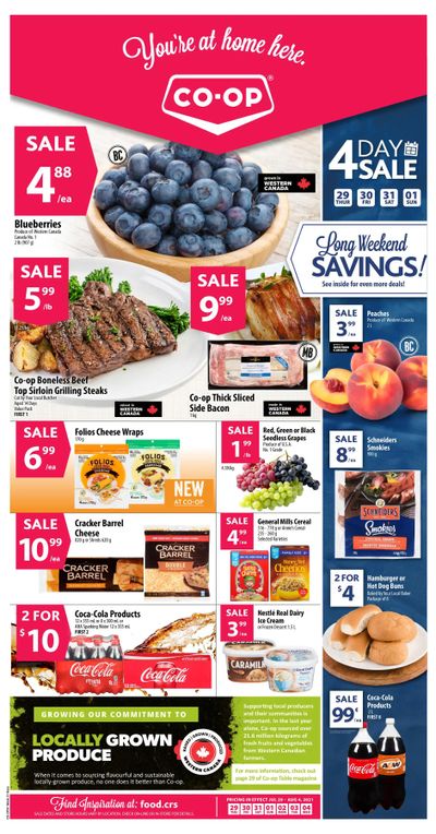 Co-op (West) Food Store Flyer July 29 to August 4