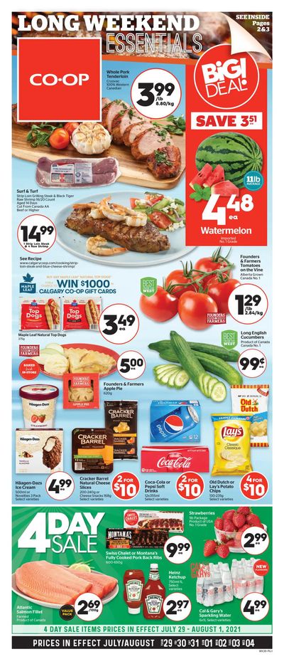Calgary Co-op Flyer July 29 to August 4