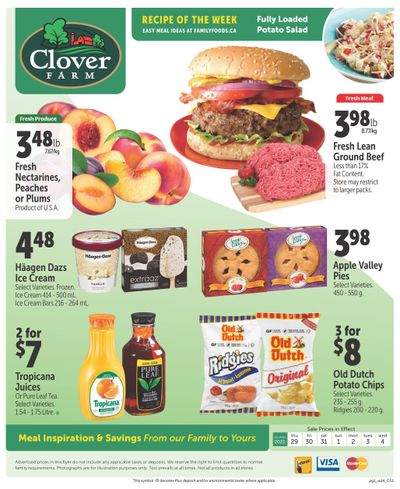 Clover Farm Flyer July 29 to August 4