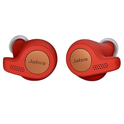 Jabra Elite Active 65t Earbuds – True Wireless Earbuds with Charging Case, Copper Red – Bluetooth Earbuds with a Secure Fit and Superior Sound, Long Battery Life and More $89.99 (Reg $109.99)
