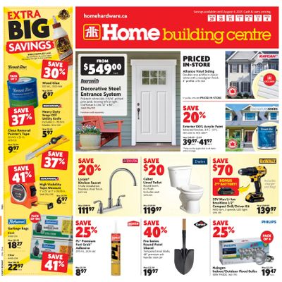 Home Building Centre (ON) Flyer July 29 to August 4