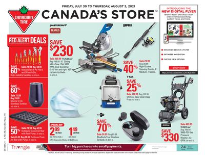 Canadian Tire (Atlantic) Flyer July 30 to August 5