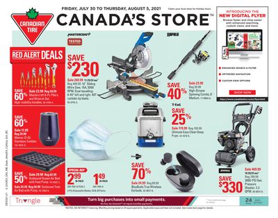 Canadian Tire (West) Flyer July 30 to August 5 Canadian Tire (West) Flyer July 30 to August 5