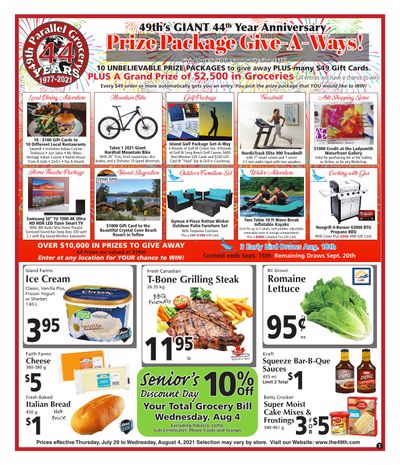 The 49th Parallel Grocery Flyer July 29 to August 4