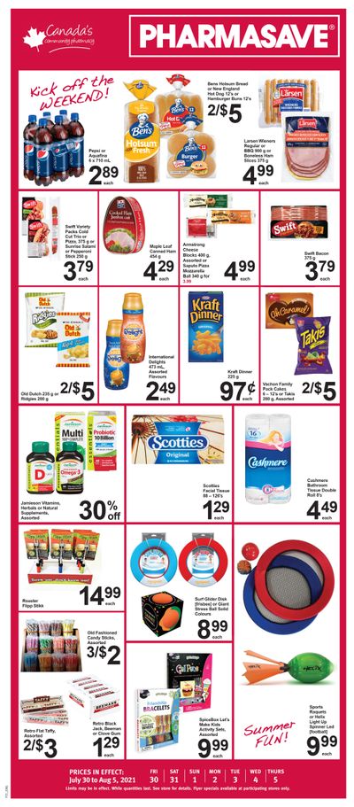 Pharmasave (Atlantic) Flyer July 30 to August 5