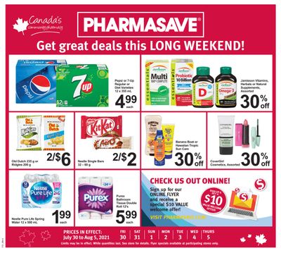 Pharmasave (West) Flyer July 30 to August 5
