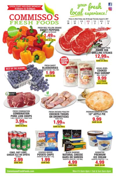 Commisso's Fresh Foods Flyer July 30 to August 5