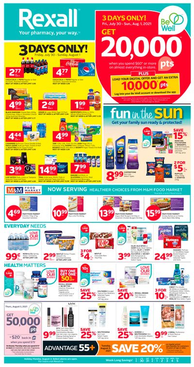Rexall (ON) Flyer July 30 to August 5