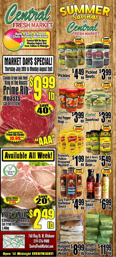 Central Fresh Market Flyer July 29 to August 5