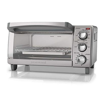 BLACK+DECKER 4-Slice Toaster Oven with Natural Convection, Stainless Steel, TO1760SS $53.91 (Reg $73.07)