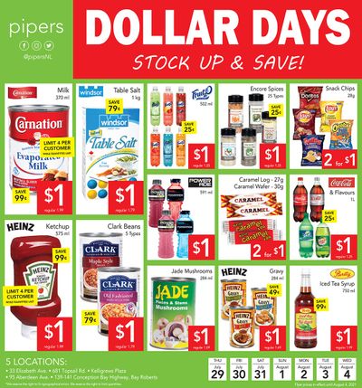 Pipers Superstore Flyer July 29 to August 4