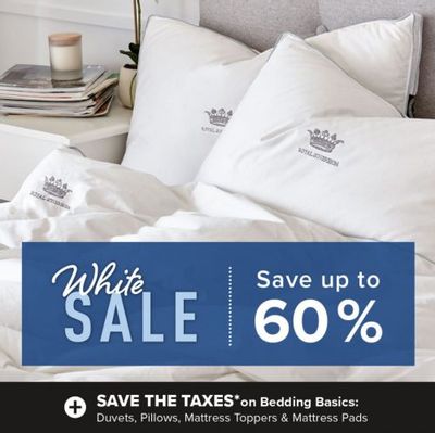 Linen Chest Canada Deals: Save Up to 60% OFF White Sale + Up to 50% OFF Outdoor Essentials + More