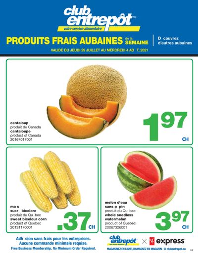 Wholesale Club (QC) Fresh Deals of the Week Flyer July 29 to August 4