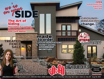 J&H Builder's Warehouse Flyer July 29 to August 18
