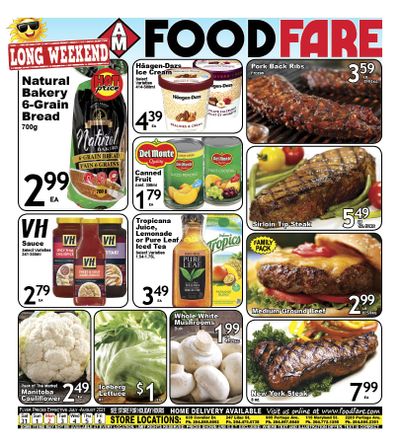 Food Fare Flyer July 31 to August 6