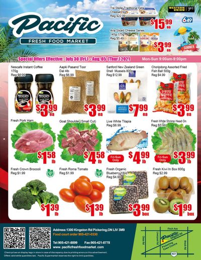 Pacific Fresh Food Market (Pickering) Flyer July 30 to August 5