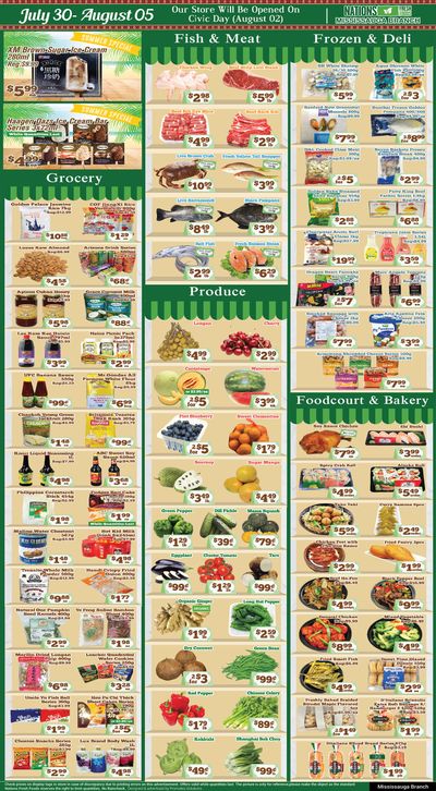 Nations Fresh Foods (Mississauga) Flyer July 30 to August 5