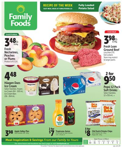 Family Foods Flyer July 30 to August 5