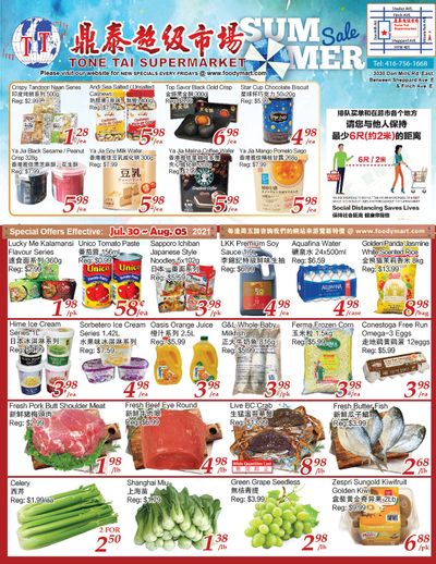 Tone Tai Supermarket Flyer July 30 to August 5