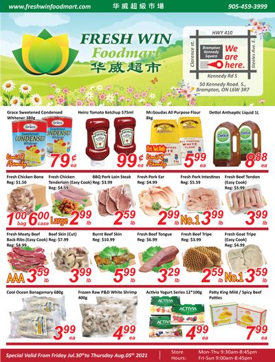 Fresh Win Foodmart Flyer July 30 to August 5