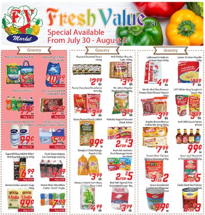 Fresh Value Flyer July 30 to August 5