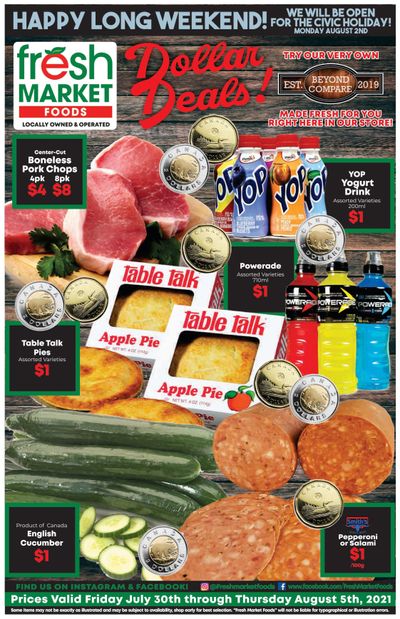 Fresh Market Foods Flyer July 30 to August 5