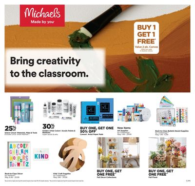 Michael's Flyer July 30 to August 5