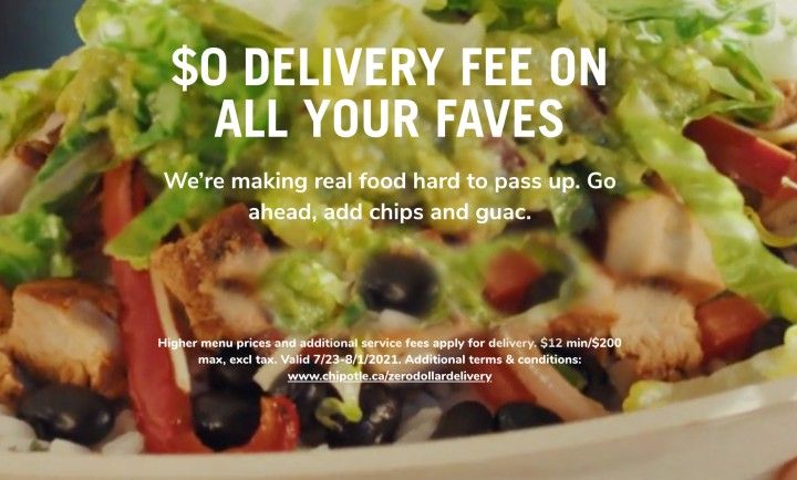  $0   at Chipotle