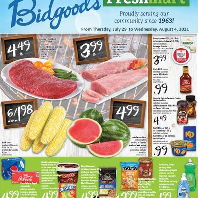 Bidgood's Flyer July 29 to August 4
