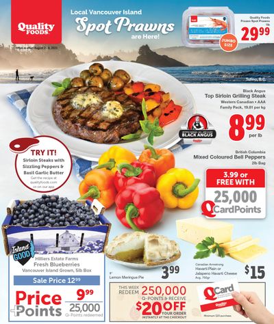 Quality Foods Flyer August 2 to 8