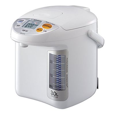 Zojirushi CD-LFC30 Panorama Window Micom Water Boiler and Warmer, 101 oz/3.0 L, White $169.99 (Reg $179.97)