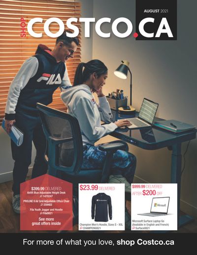 Costco Online Catalogue August 1 to 31