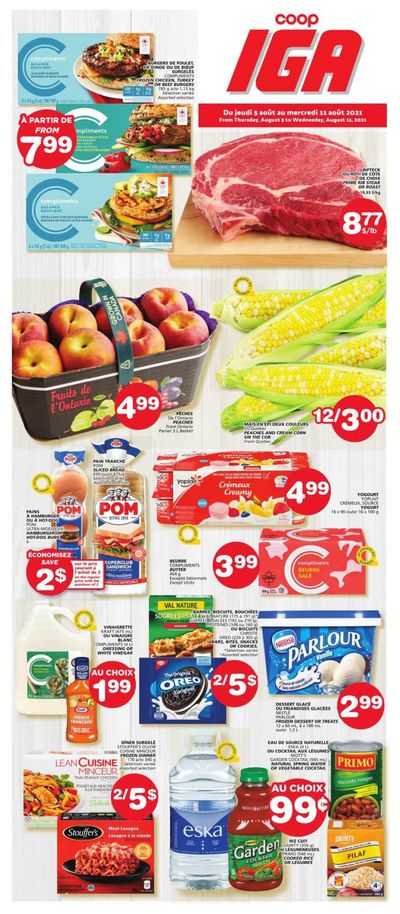 Coop IGA Flyer August 5 to 11