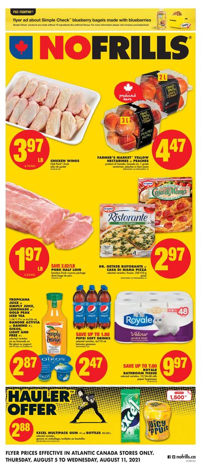 No Frills (Atlantic) Flyer August 5 to 11