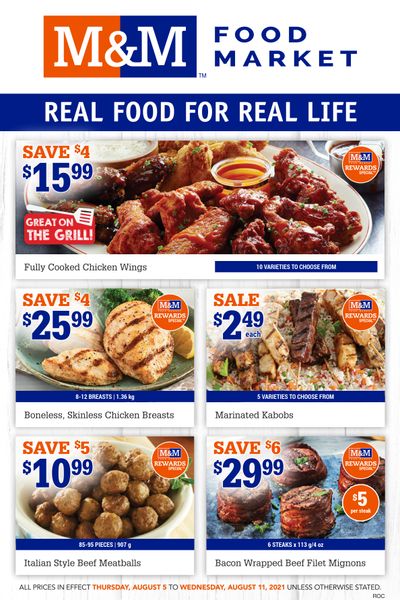 M&M Food Market (SK, MB, NS, NB) Flyer August 5 to 11