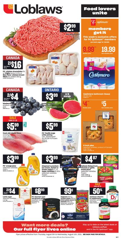 Loblaws (ON) Flyer August 5 to 11