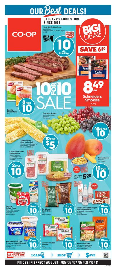 Calgary Co-op Flyer August 5 to 11